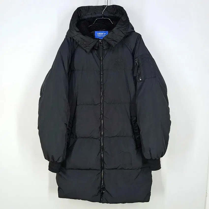 아디다스 여 LONG BOMBER 덕다운패딩 챠콜90 (HU27054)